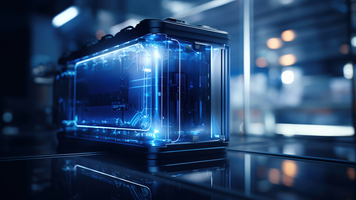 Forschungsbild eines Elektrolyseurs